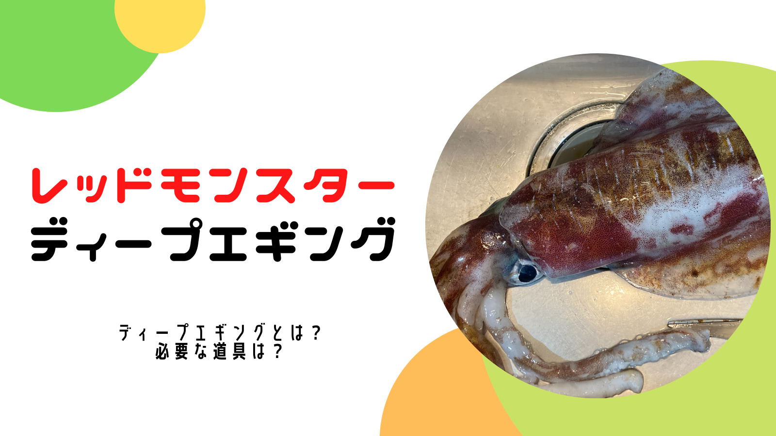 沖縄のレッドモンスター釣り ディープエギング 初めての方は是非参考に